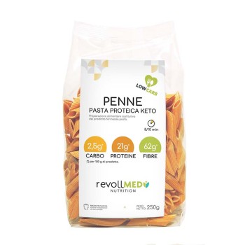 Pasta Keto Pasta low carb Pasta Proteica Pasta chetogenica - Penne chetogeniche 250g