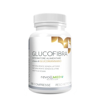 Integratore di fibra glucomannano Glucofibra 180 compresse