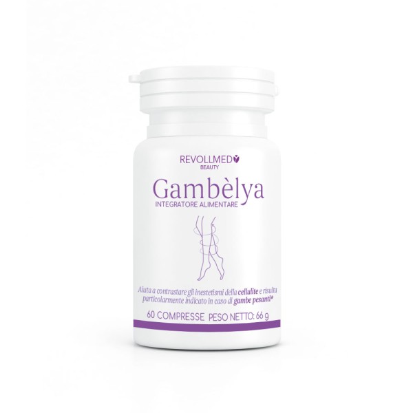 Gambelya integratore per gambe gonfie, gambe pesanti e per cellulite. Integratore di bromelina